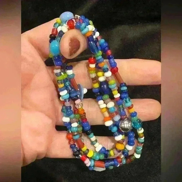 5 for $25| Set of two pieces of colorful beaded bracelet and necklace - Picture 9 of 11